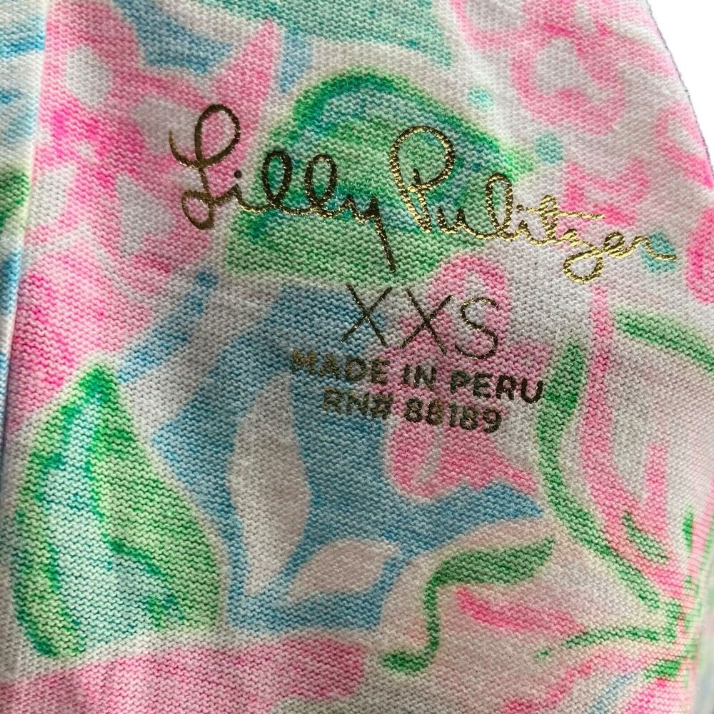 Lilly Pulitzer Newberri Tank Dress Womens XXS Amalfi Blue Tropical Floral Resort - Picture 5 of 10